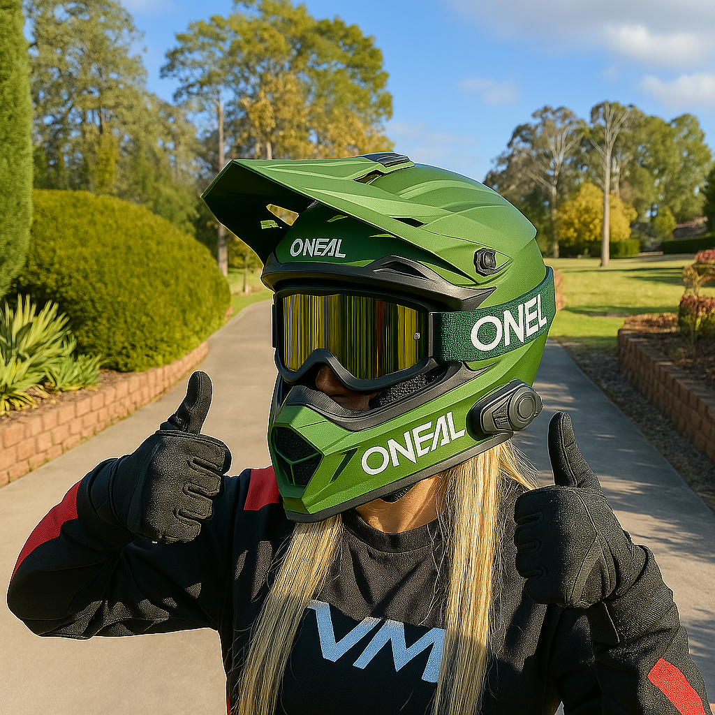 Bike Helmet Headset